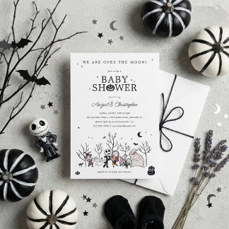 Nightmare Before Christmas Over the Moon Invitation