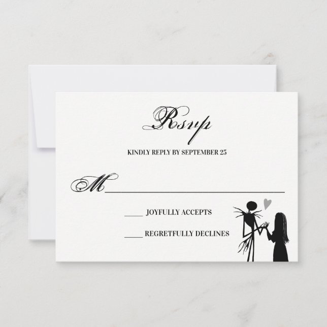 Nightmare Before Christmas - RSVP (Front)