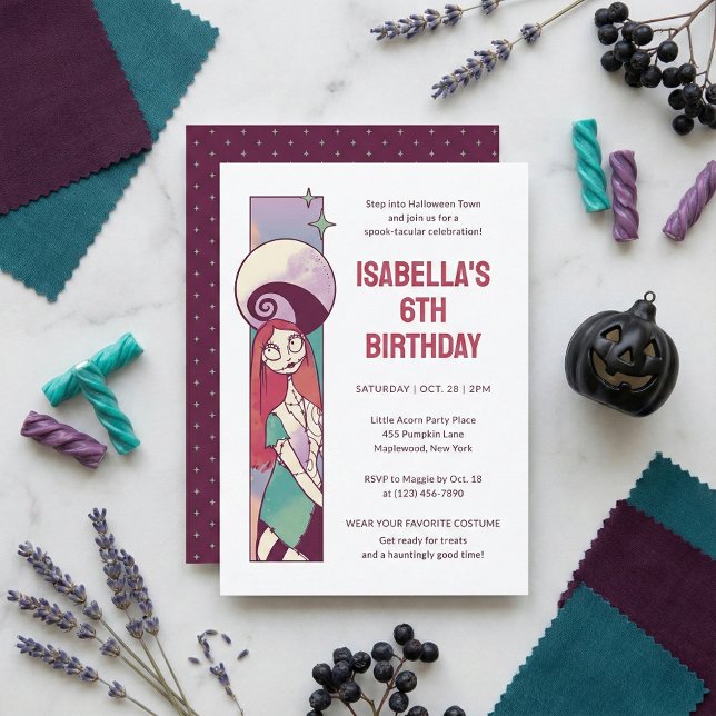 Nightmare Before Christmas Sally Birthday Invitation (Creator Uploaded)