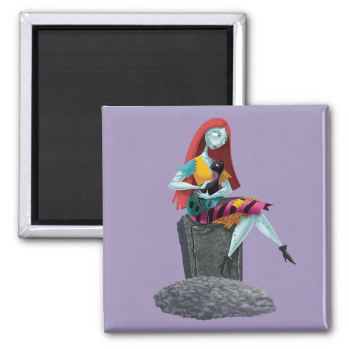 Nightmare Before Christmas  Sally  Cat Sitting Magnet