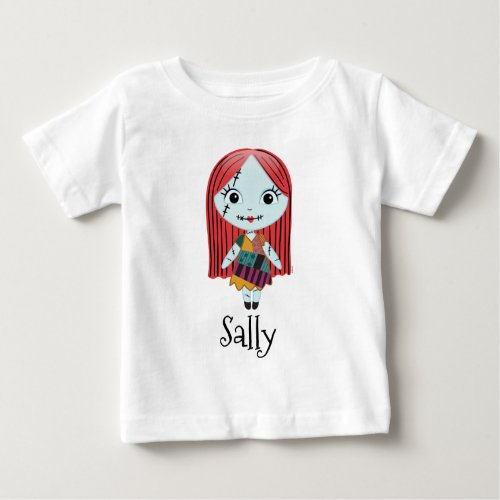 Nightmare Before Christmas  Sally Emoji Baby T_Shirt