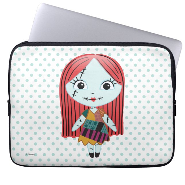 Nightmare Before Christmas | Sally Emoji Laptop Sleeve (Front)