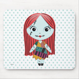 Nightmare Before Christmas Sally Emoji Mouse Pad