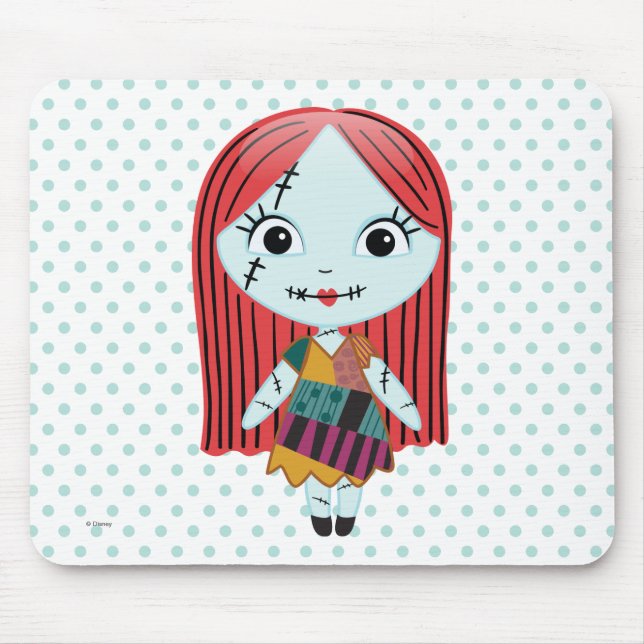 Nightmare Before Christmas | Sally Emoji Mouse Pad (Front)