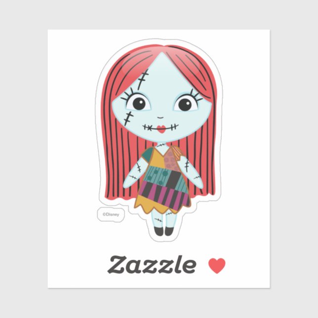 Nightmare Before Christmas | Sally Emoji Sticker (Sheet)