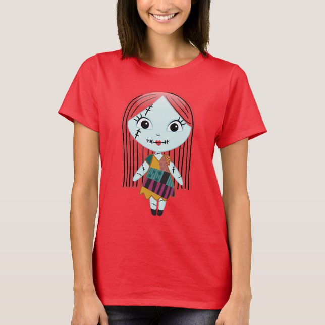 Nightmare Before Christmas | Sally Emoji T-Shirt (Front)