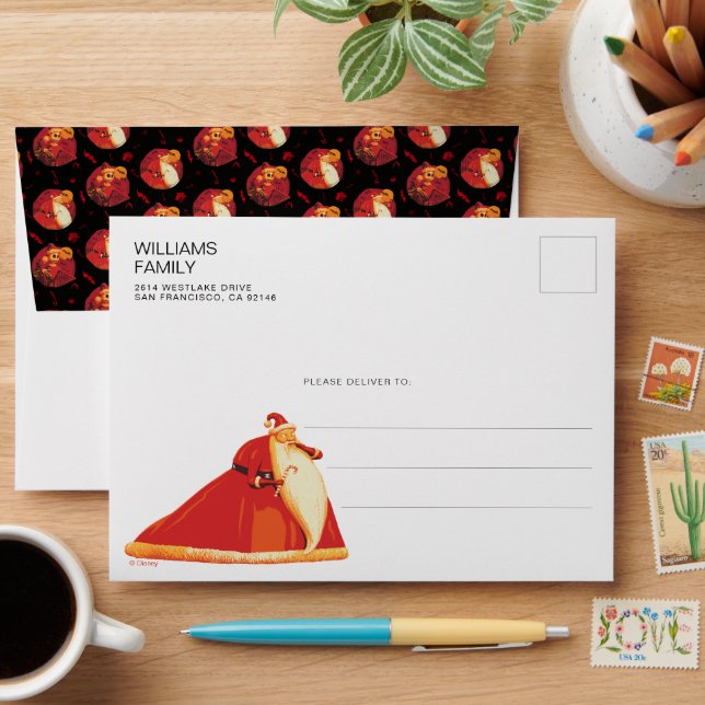 Nightmare Before Christmas Santa Claus Envelope (Desk)