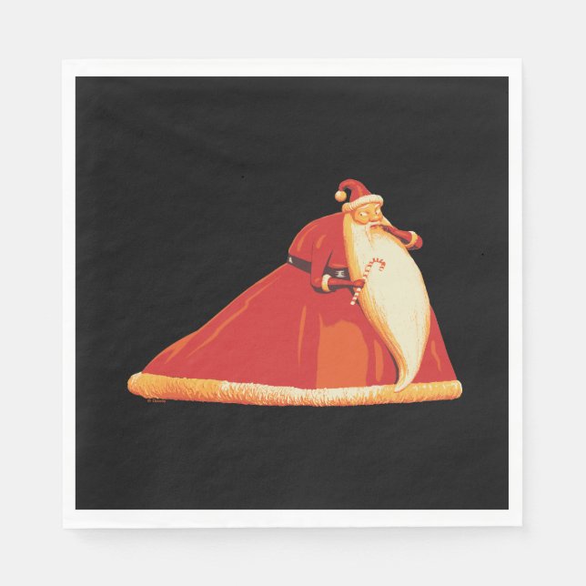 Nightmare Before Christmas Santa Claus Napkins (Front)