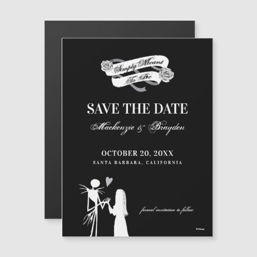 Nightmare Before Christmas _ Save The Date Magnetic Invitation