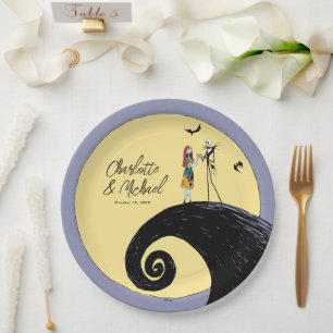 Nightmare Before Christmas Save the Date Paper Plates