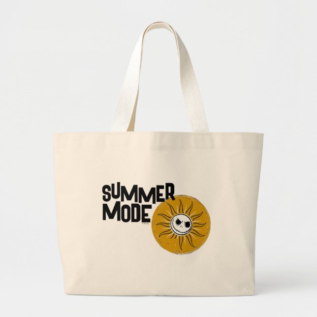 Nightmare Before Christmas | Summer Mode Large Tote Bag (Front)