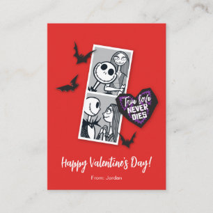Nightmare Before Christmas True Love Valentine Note Card