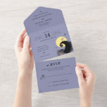 Nightmare Before Christmas Wedding All In One Invitation<br><div class="desc">Set the tone for your spooky yet romantic celebration with this Nightmare Before Christmas wedding all-in-one invitation. Featuring Jack Skellington and Sally in a beautifully gothic design, this invitation is perfect for couples who adore this timeless classic. With customizable text and a convenient all-in-one format, it’s a unique and whimsical...</div>