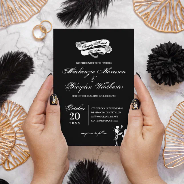 Nightmare Before Christmas - Wedding Invitation