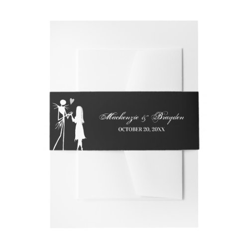 Nightmare Before Christmas - Wedding Invitation Belly Band