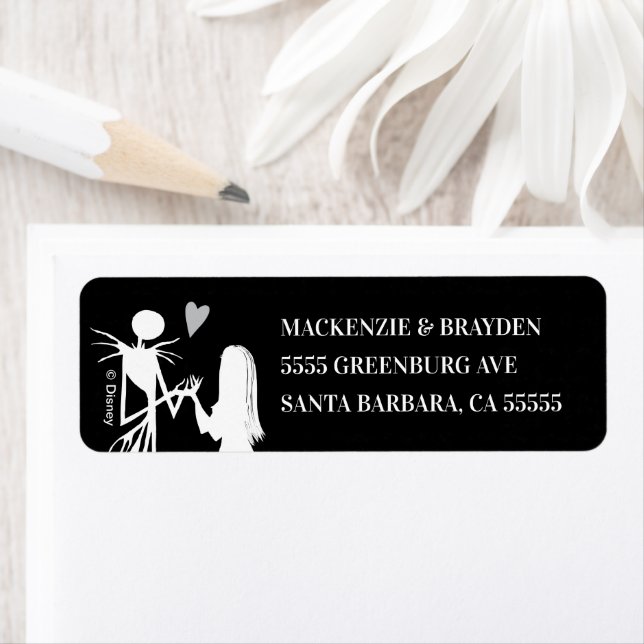 Nightmare Before Christmas - Wedding Label (Insitu)