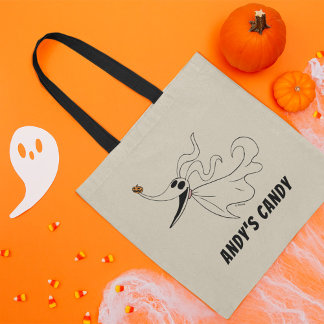 Nightmare Before Christmas | Zero - Add Your Name Tote Bag