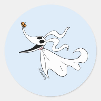 Nightmare Before Christmas | Zero Classic Round Sticker