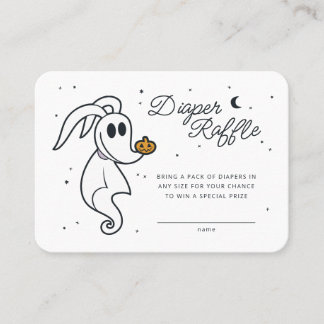 Nightmare Before Christmas - Zero Diaper Raffle Place Card