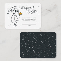 Nightmare Before Christmas - Zero Diaper Raffle Place Card | Zazzle