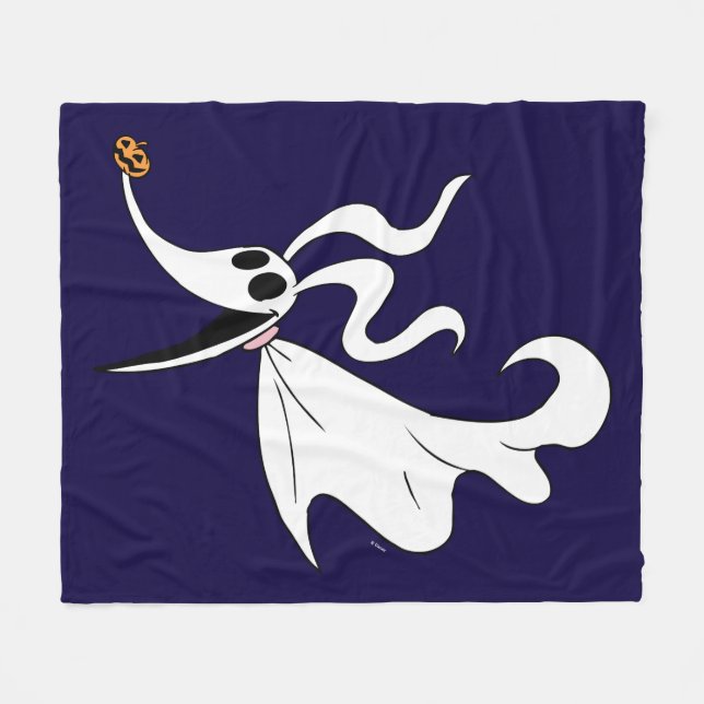 Nightmare Before Christmas | Zero Fleece Blanket (Front (Horizontal))