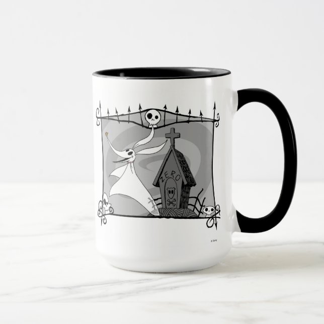 Nightmare Before Christmas | Zero in Cemetery Mug (Right)