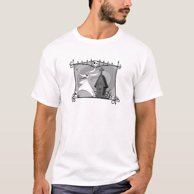 Nightmare Before Christmas | Zero in Cemetery T-Shirt (Front)