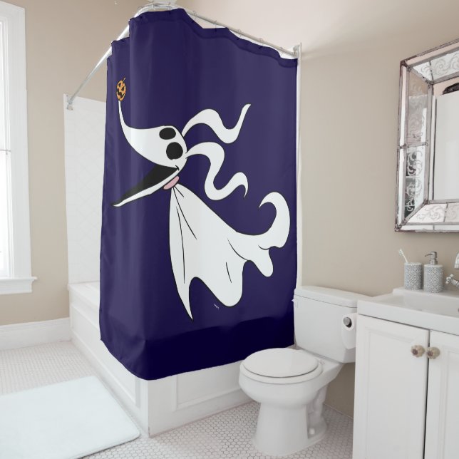 Nightmare Before Christmas | Zero Shower Curtain (In Situ)