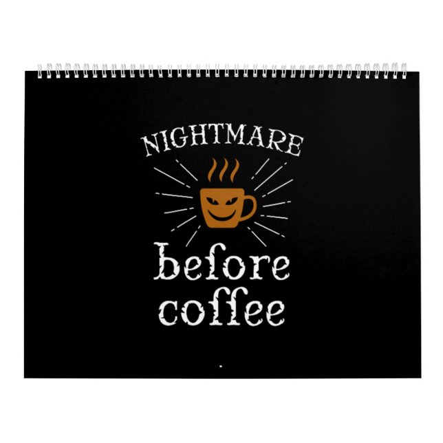 nightmare before coffee calendar (Cover)