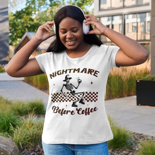 Nightmare Before Coffee – Funny Caffeine Lover T-Shirt (Nightmare Before Coffee – Funny Caffeine Lover T-Shirt)