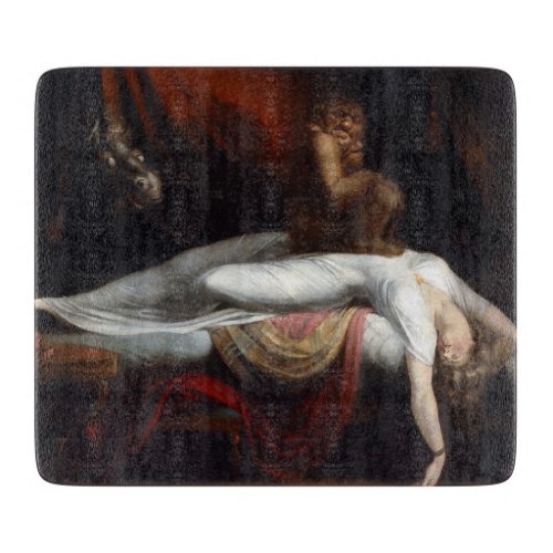 Nightmare by Henry Fuseli Gothic Macabre Dark Art Cutting Board