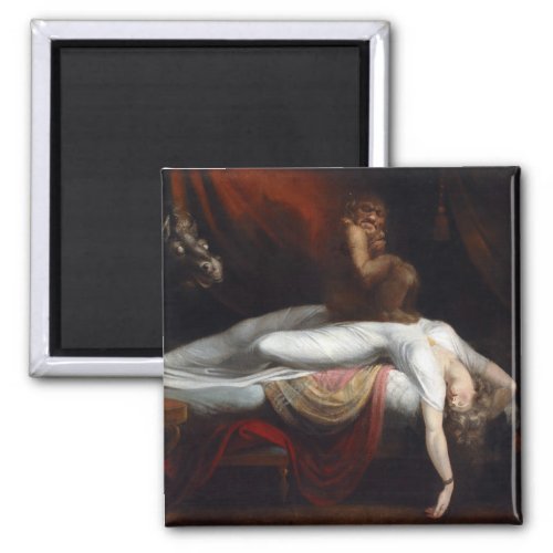 Nightmare by Henry Fuseli Gothic Macabre Dark Art Magnet