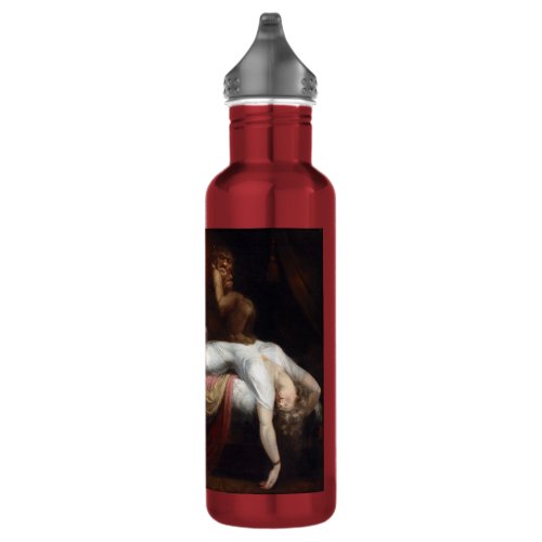 Nightmare by Henry Fuseli Gothic Macabre Dark Art Stainless Steel Water Bottle