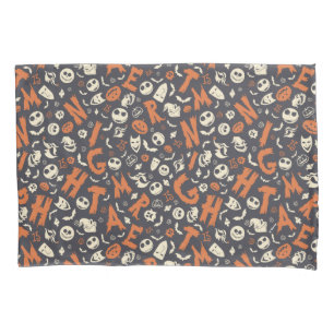 Nightmare Character Toss Pattern Pillow Case