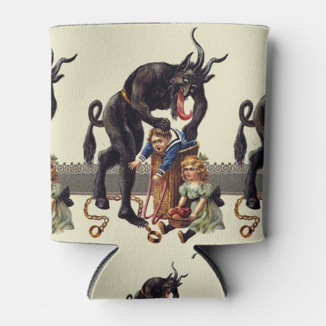 nightmare christmas krampus can cooler (Front)