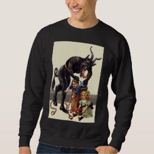 nightmare christmas krampus sweatshirt