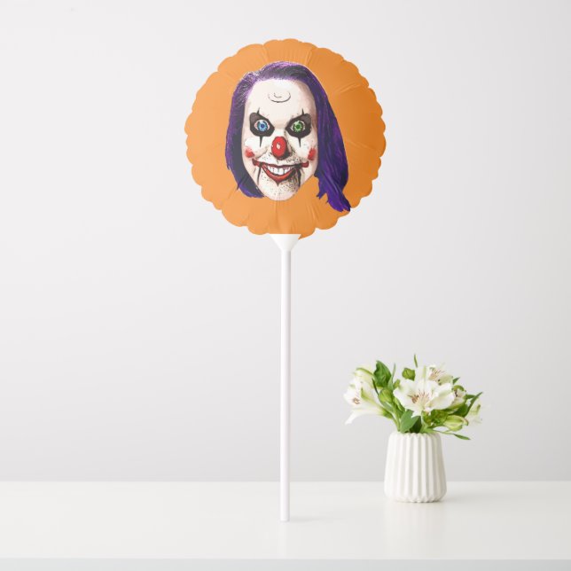 Nightmare Clown Self Portrait Balloon (In SItu)