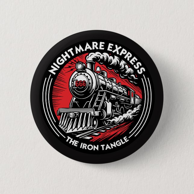 Nightmare Express | Dungeon Crawler Carl Button (Front)