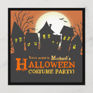 Nightmare Neighborhood Halloween Party Invitation