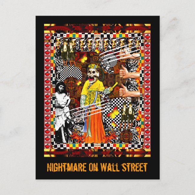 Nightmare On Wall Street Postcard (Front)
