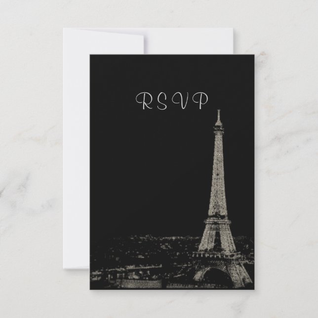 Nights in Paris RSVP Card (Front)