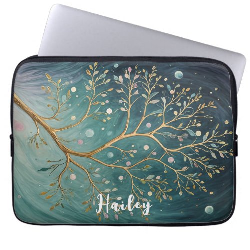 Nights Whimsical Branch Laptop Sleeve