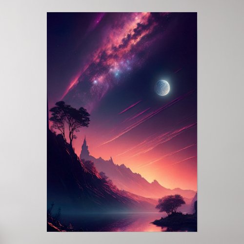 Nightscape Euphoria Poster