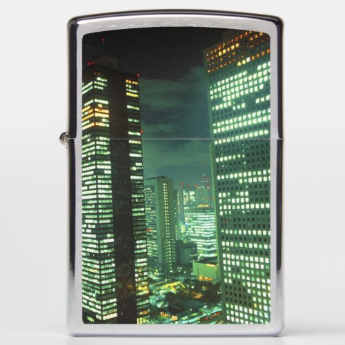 Nightscape Shinjuku Tokyo Japan Zippo Lighter