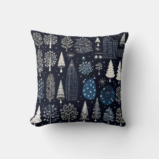 nightscape throw pillow