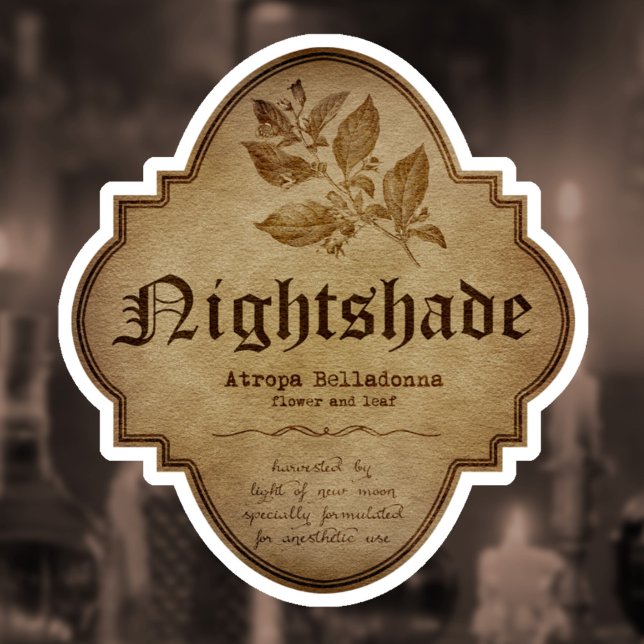 Nightshade Apothecary DC Sticker (Creator Uploaded)