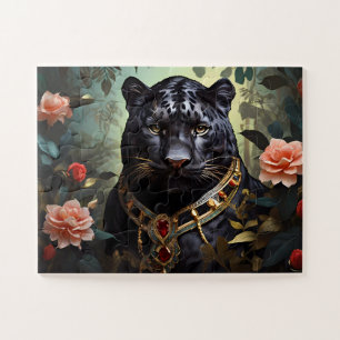 Nightshade Panther Wildlife Nature Lovers Jigsaw Puzzle
