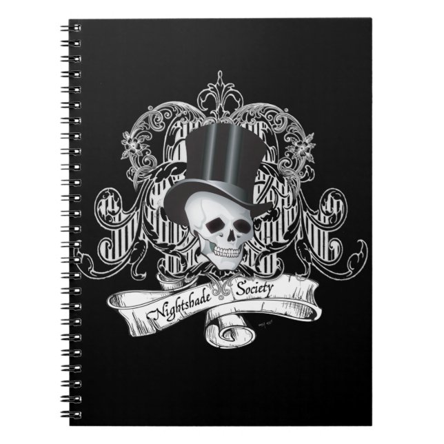 Nightshade Society (Dark colors) Notebook (Front)