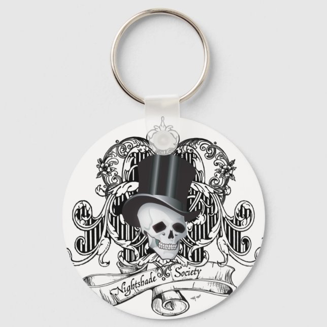 Nightshade Society Keychain (Front)