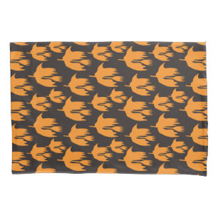 Nighttime Broom Ride - seamless Halloween pattern Pillow Case